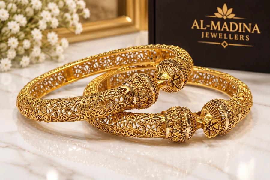 Gilded Bloom Bangles