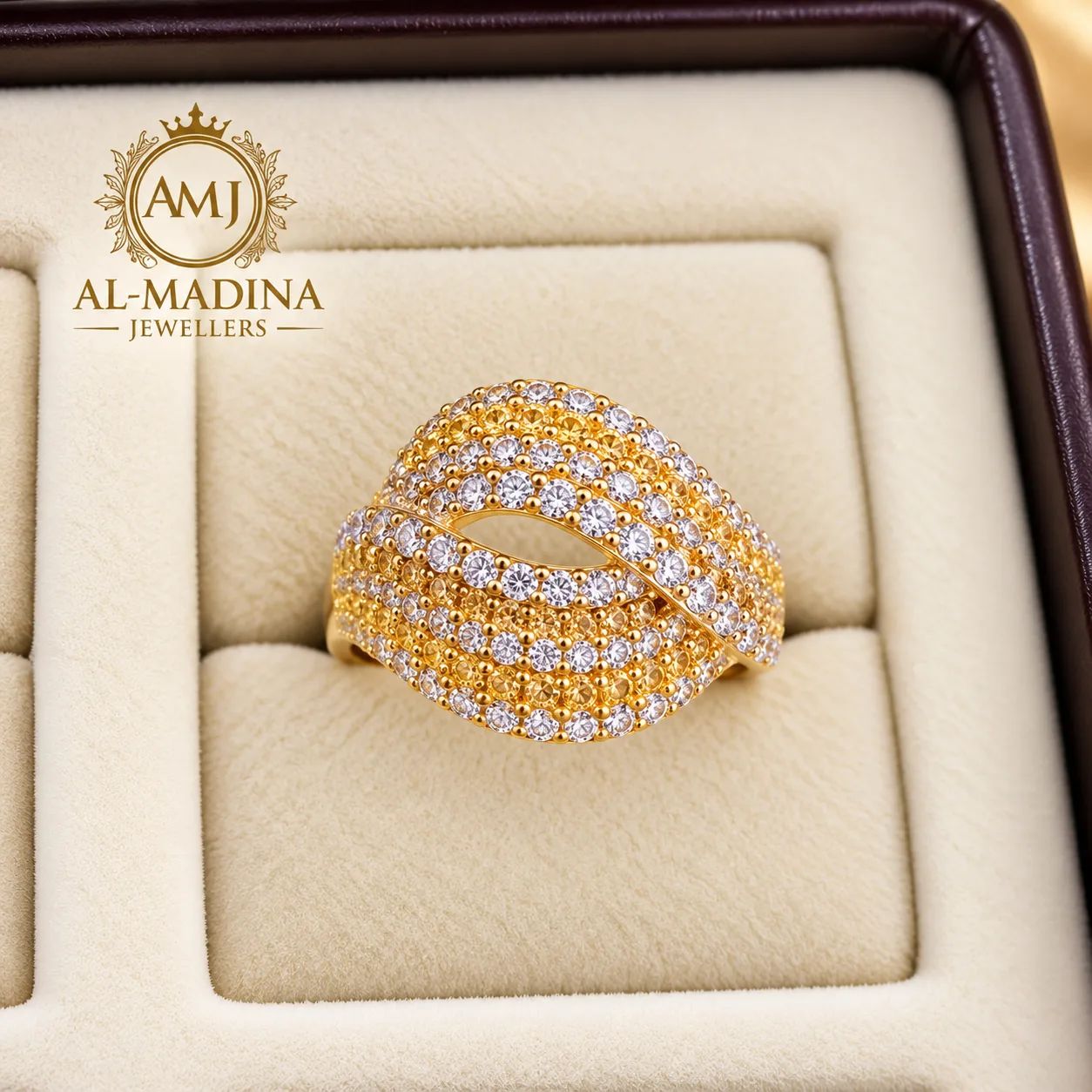 Zarnoor Luxe Gold Ring